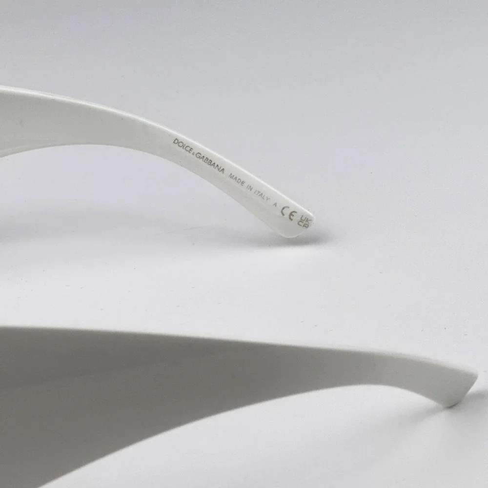 D&G DG2298B 06/87 Sunglasses Light Grey Rimless Pillow Women